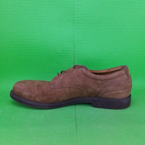 ✅Rockport M1209 Casual Comfort Oxford Shoes Men\'s 15M Saddle BROWN Oiled Nubuck